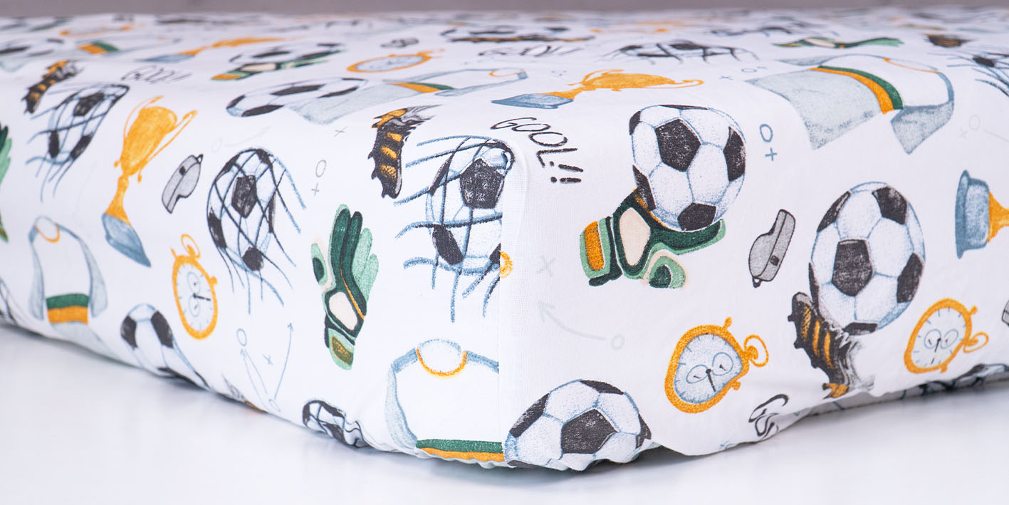 prześcieradło 80x160 akcesoria pilkarskie